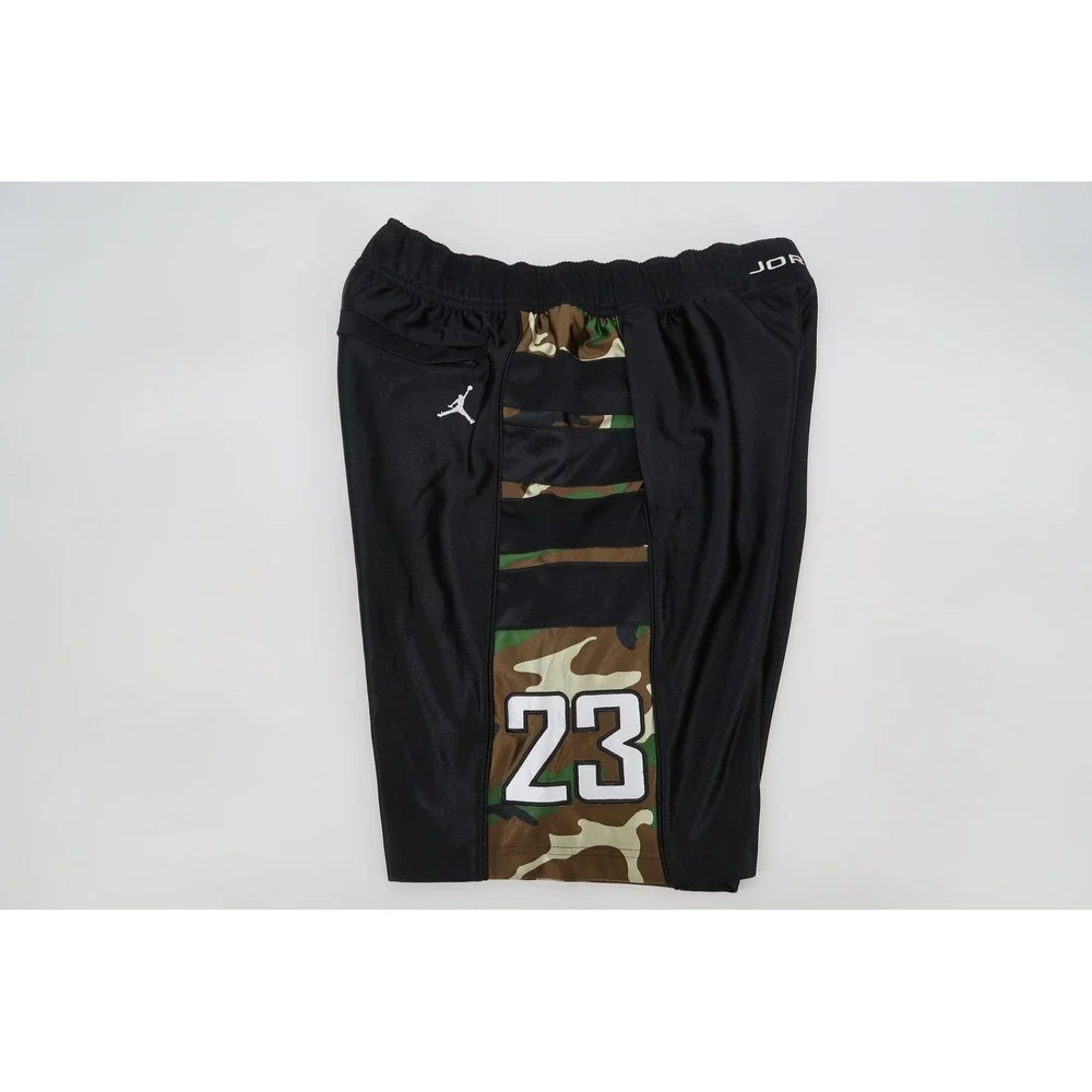Jordan Cat Scratch Shorts‎ Mens Medium Black Camo 23 Jumpman Athletic Camouflage